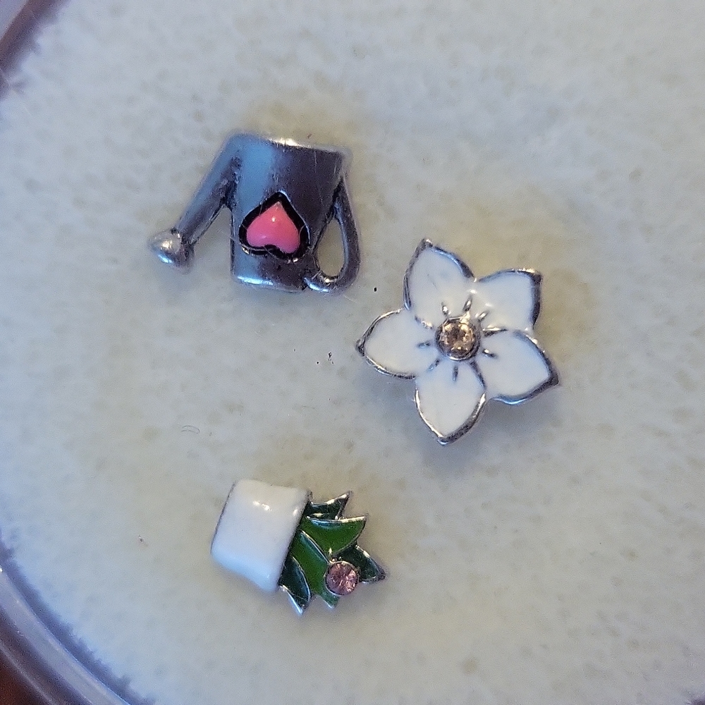 Origami Owl charm set of 3